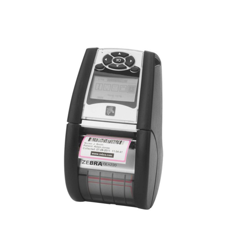 Мобильный принтер штрихкода Zebra QLn-220 (ширина печати 48 мм, скорость 100 мм/с, RS232, USB), 802.11a/b/g/n (Zebra Radio)	